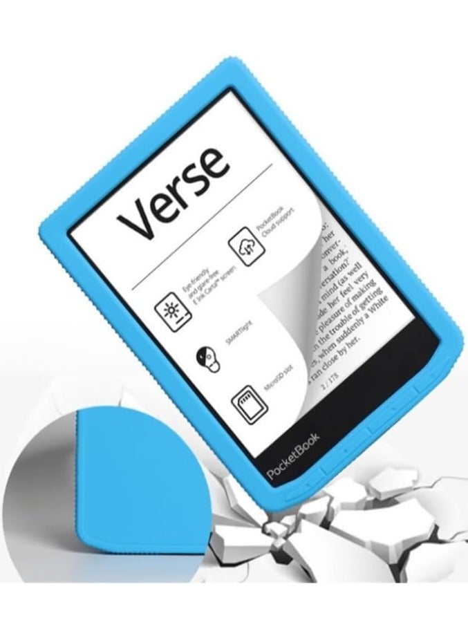 PocketBook Touch Lux 5 (Model :PB628) eBook Case, Full Coverage Ultra Slim Silicone Shockproof Lightweight Cover Case - Image 4