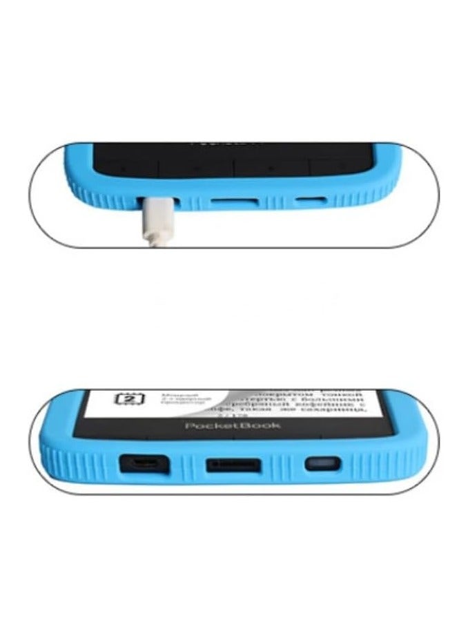 PocketBook Touch Lux 5 (Model :PB628) eBook Case, Full Coverage Ultra Slim Silicone Shockproof Lightweight Cover Case - Image 5