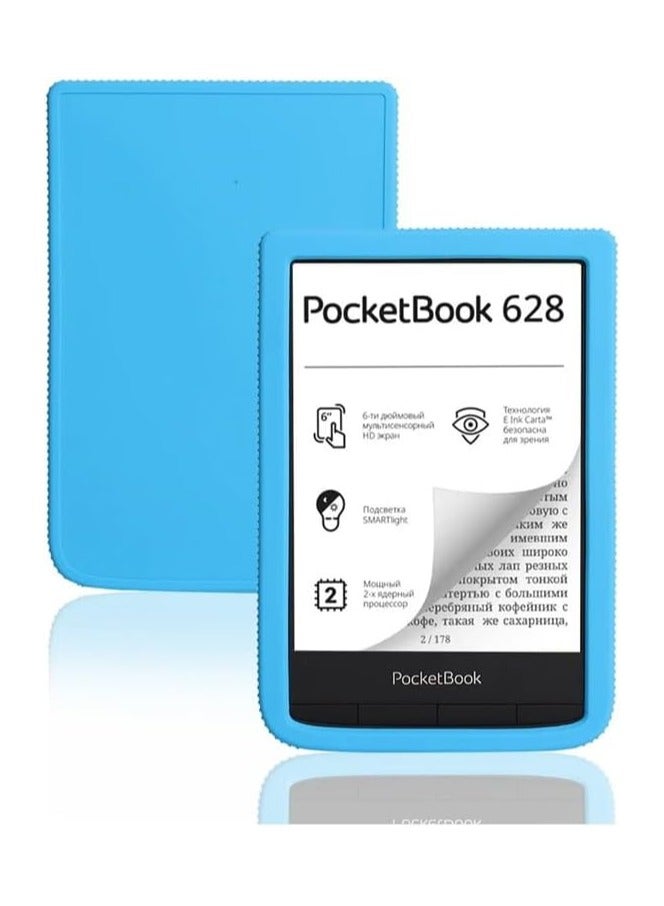 PocketBook Touch Lux 5 (Model :PB628) eBook Case, Full Coverage Ultra Slim Silicone Shockproof Lightweight Cover Case - Image 2