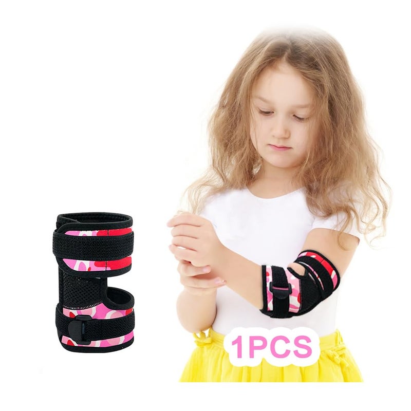 Zelen Thumb Sucking Stop for Kids Thumb Guard Nail Biting Treatment for Kids Toddlers Finger Sucking Stop Biting Nails Prevention Anti Thumb Sucking Child Elbow Immobilizer Brace (1PCS) - Image 1