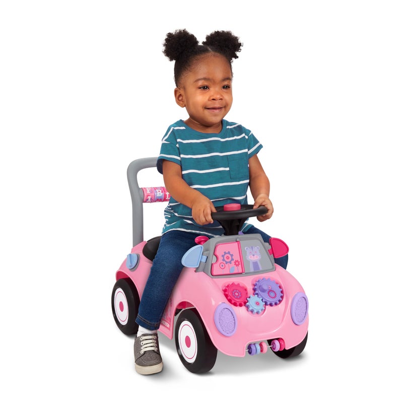 Radio Flyer Creativity Car, for Toddlers 1-3, 3-in-1 Push Walker Ride On Rocket with 17 Sensory Activities, Anti-Tip Feature, Under-Seat Storage, Horn and Gears, 42 lb Capacity, Toddler Ride On Toys - Image 1
