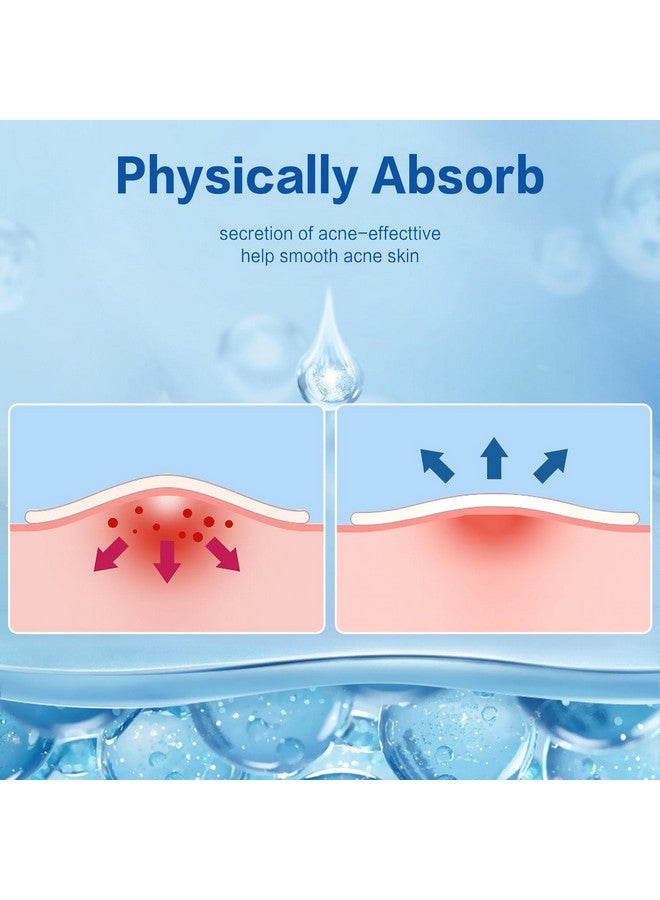 YHOVID 450 لاصقات حب الشباب للوجه، لاصقات هيدروكوليد لحب الشباب لتغطية البثور، لاصقات مايتي باتش لحب الشباب غير المرئية للوجه، 4 أحجام - Image 3