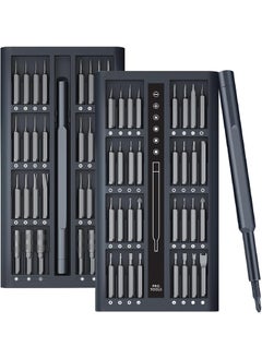 Zaptec Zaptec 63 In 1 Magnetic Precision Screwdriver Set With Magnetic Case For Electronics PC Mobile Phones Laptops Toys Watches Glasses Cameras Black  - Image 1