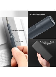 Zaptec Zaptec 63 In 1 Magnetic Precision Screwdriver Set With Magnetic Case For Electronics PC Mobile Phones Laptops Toys Watches Glasses Cameras Black  - Image 2