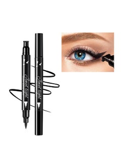 Dual Ended Black Liquid Eyeliner  2 in 1 Winged Cat Eye Stamp  Felttip Eyeliner Pen Waterproof Long Lasting and Smudge Proof Eye Makeup Tool for Women - pzsku/Z1D780D64B39B1A994A0DZ/45/_/1741001475/c1c57c97-c59c-4885-b7f5-b8076dee1cef