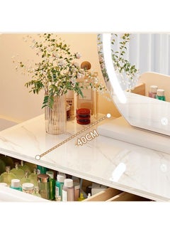 keke Elegant and Efficient Smart Dressing Table for Contemporary Living Spaces with LED Mirror  - Image 2