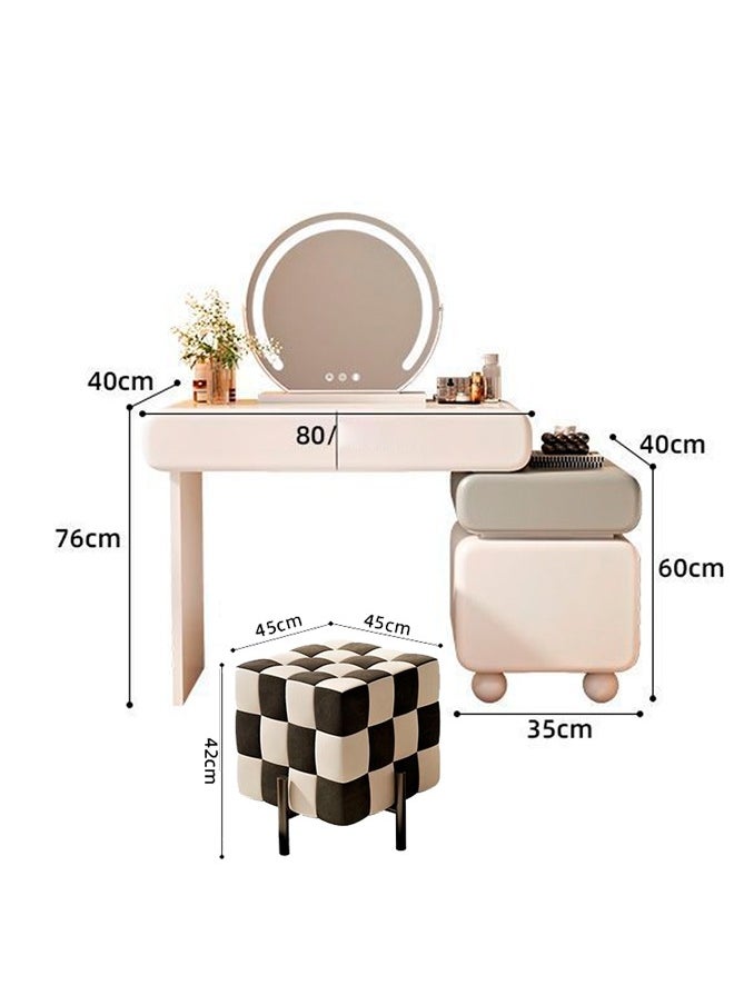 Elegant and Efficient Smart Dressing Table for Contemporary Living Spaces with LED Mirror