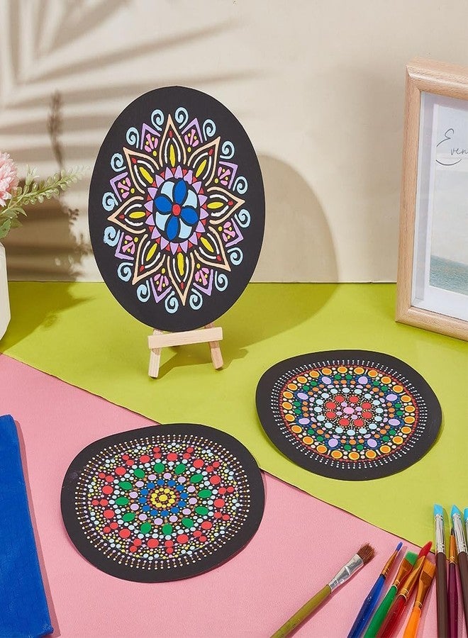 JERN Mandala Dotting Tools Set, 50 Pieces, Painting Kit with Black Sketchpad and Stencils - Image 2