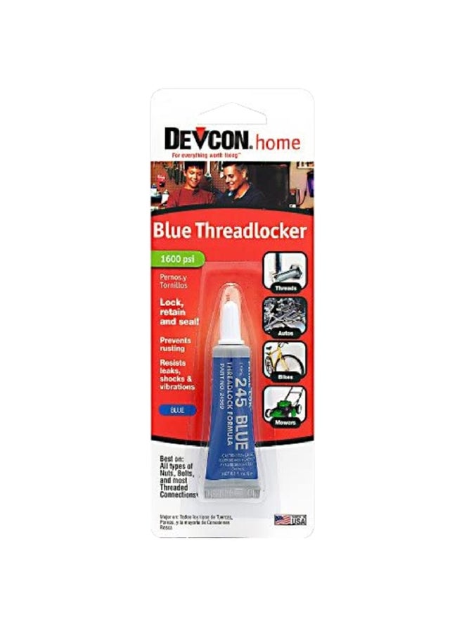 DEVCON Threadlocker Adhesive Blue 6ml 24345  - Image 1