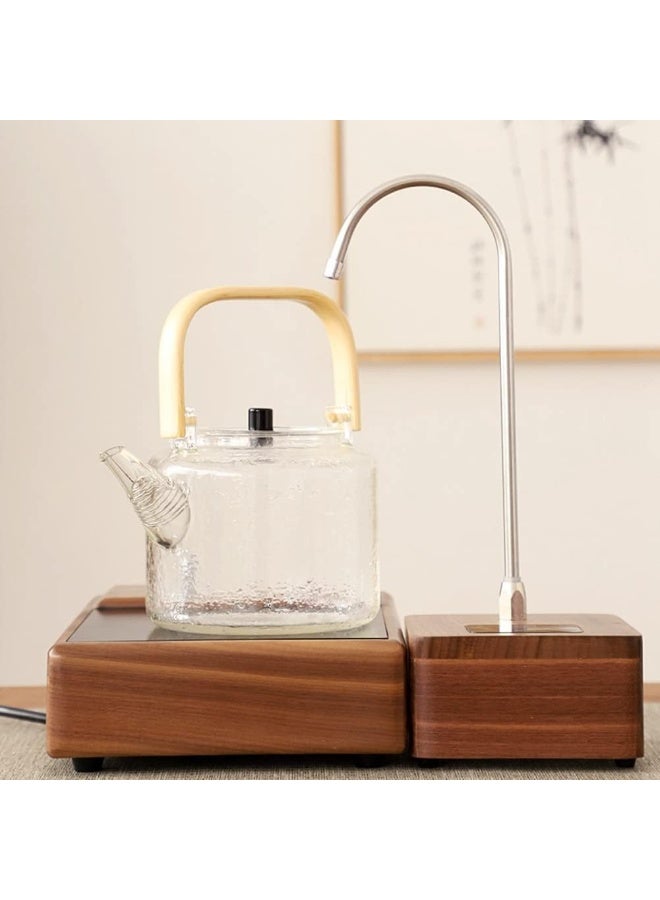 Aqua 2-in-1 Smart Water Dispenser Pump, USB Rechargeable for 5 Gallon Bottles, Ultra-Quiet for Bedside, Office & Kitchen Use, Portable for Home & Camping, Saddle Brown - Image 4