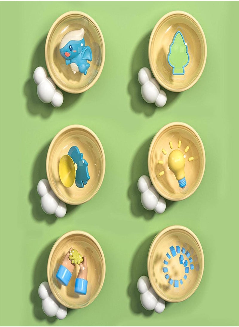 GGOOT - Suction Spinner Toy - 3-pcs Dinosaur Baby Bath Spinner Toy with Suction Cup | Window Wall Suction Toys, Spinning Top Toy Animal Spin Sucker Baby Bath Toys - Image 1