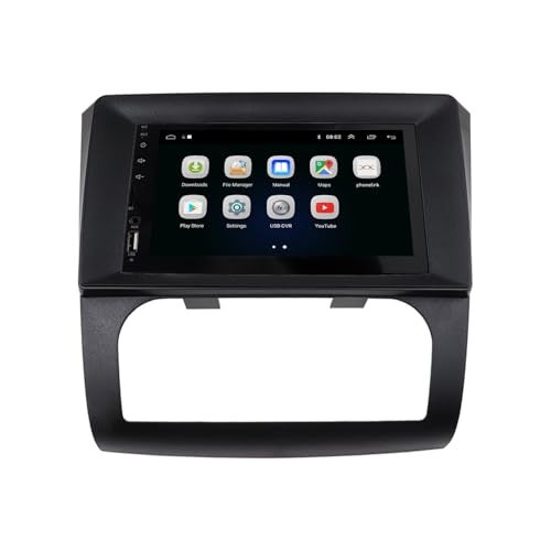 DKMUS Radio Stereo Bezel for Nissan Altima 2006-2012 Dash Installation Mount Trim Kit Fits 9" and Double Din (Auto A/C) - Image 5