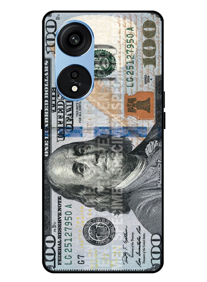 EYE CATCH Printed Protective Case Cover For Oppo A1 PRO -  100 Dollar - Image 1