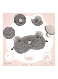 Y&D Eye Mask, Sleeping Comfortable Plush Blackout Cute Animal Design Soft Kids for Women Children, Girls, and Adult Travel Pajama Party (3 Pieces)  - Image 2