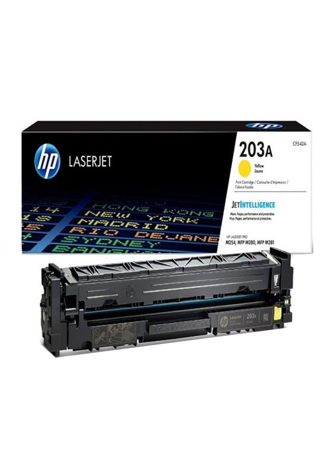 HP 203A Laserjet Ink Toner Cartridge Yellow - Image 1