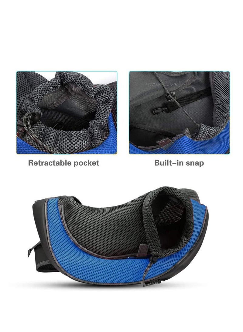 Portable Pet Dog Cat Puppy Shoulder Bag Travel Carrier Shoulder Bag Breathable Mesh Transport Bag (L) - Image 5