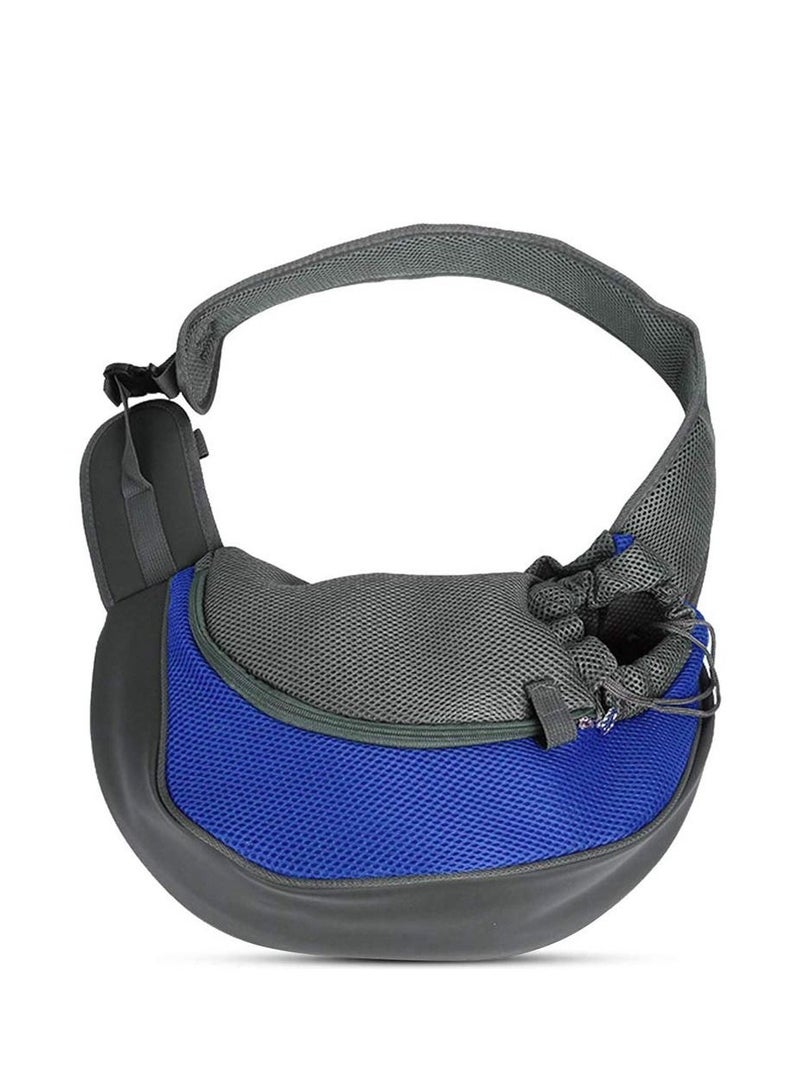 Portable Pet Dog Cat Puppy Shoulder Bag Travel Carrier Shoulder Bag Breathable Mesh Transport Bag (L) - Image 2