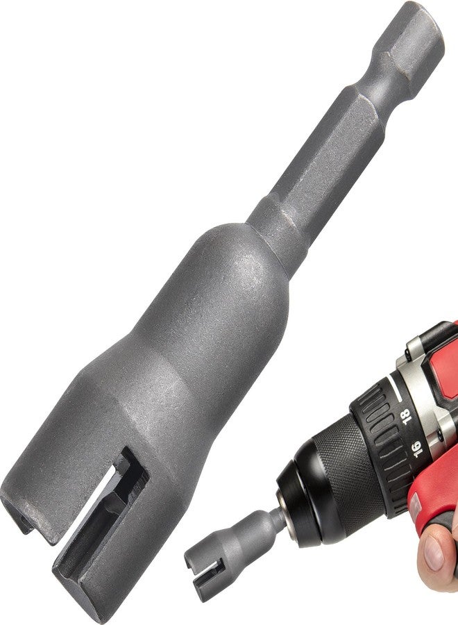 CustomyLife Power Wing Nut Driver, Steel Wing Nut Drill Bit Socket Wrench Tool Set, 1/4" Hex Shank for Panel Nuts, Screws Eye, C Hook Bolt, Q-Hanger - Image 1