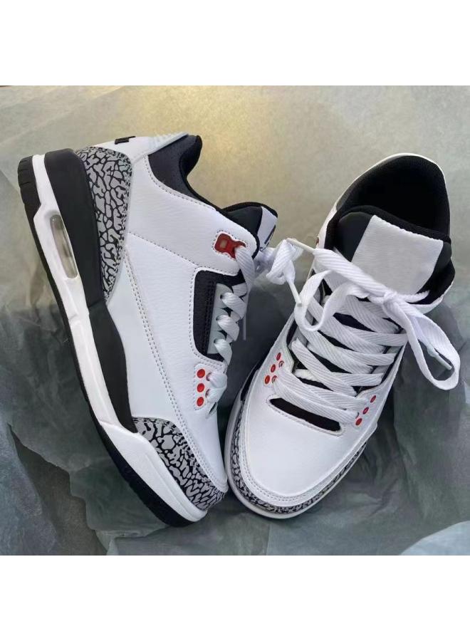 SHAKA Spring And Autumn Hong Kong Style Retro Air Cushion White Shoes Men's Chic All-match Black And White Panda Couple Jogging Sneakers - Image 4