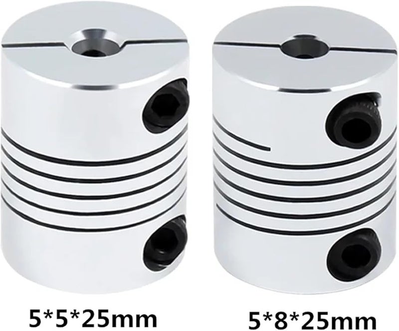 ألومنيوم سبيكة مرن رمح اقتران 5X4mm لطابعة ثلاثية الأبعاد محرك السائر - Image 4