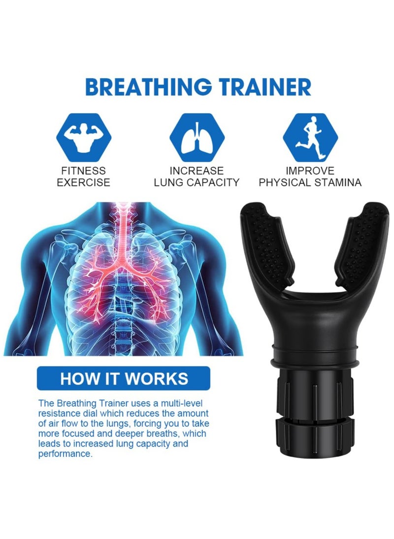 Yakiter - Lung Exerciser Expander Device，Breathing Exercise Device for Lungs,silica gel Deep Breathing Exercise Trainer, Increase Lung Capacity, Improve Sleep - Image 1