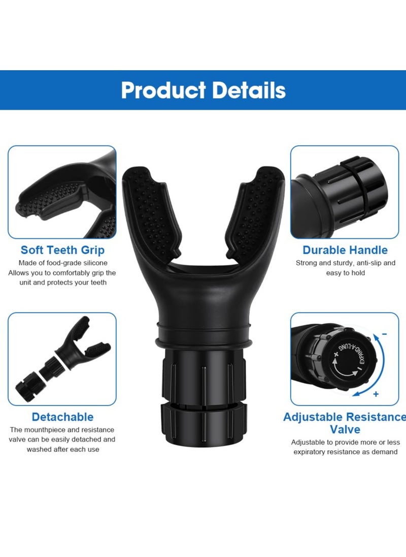 Yakiter - Lung Exerciser Expander Device，Breathing Exercise Device for Lungs,silica gel Deep Breathing Exercise Trainer, Increase Lung Capacity, Improve Sleep - Image 1