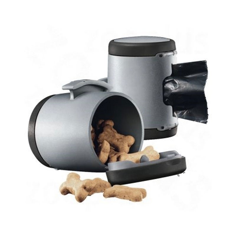 صندوق متعدد الإستخدامات لتخزين المكافآت أو أكياس القمامة من فلكسي - رمادي