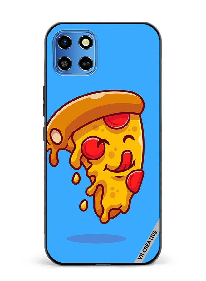 VR CREATIVE Protective Case Cover For Infinix Smart 6 HD Pizza Design Multicolour - Image 1