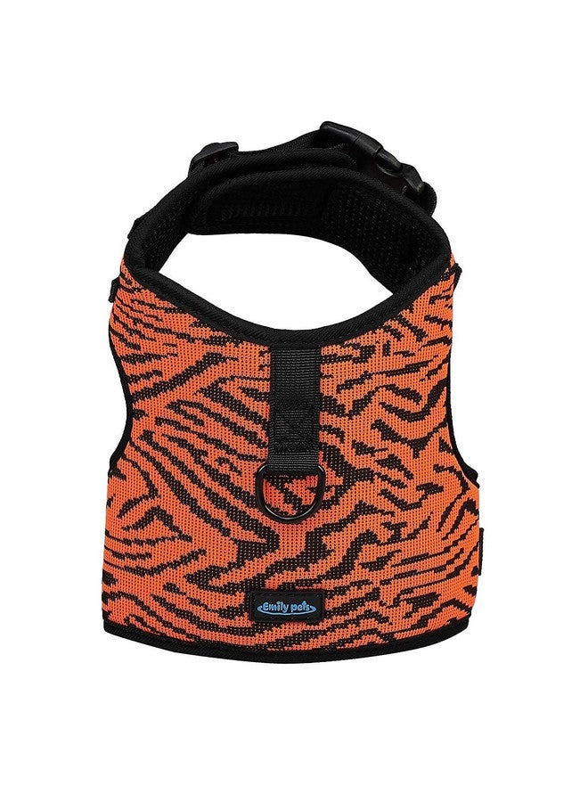 إيميلي بيتس سترة ناعمة قابلة للتعديل للكلاب وحزام للكلاب (كبير، برتقالي) - Image 4