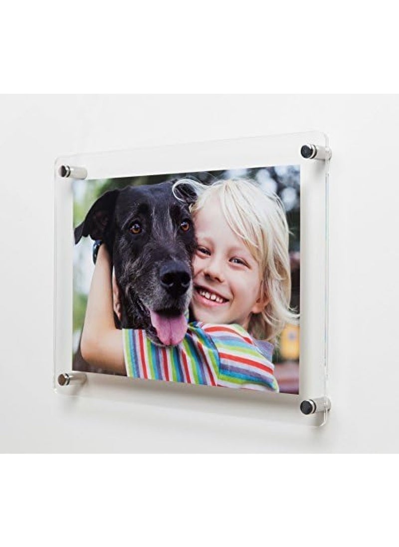 Wall Mounted Clear Acrylic Photo Certificate Frame for A3 prints