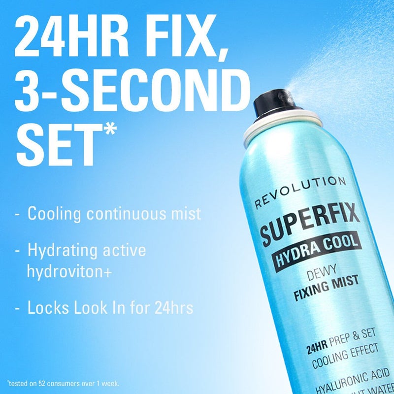 Makeup Revolution Revolution Superfix Hydra Cool Prep + Fix Continous Fixing Mist - Image 2
