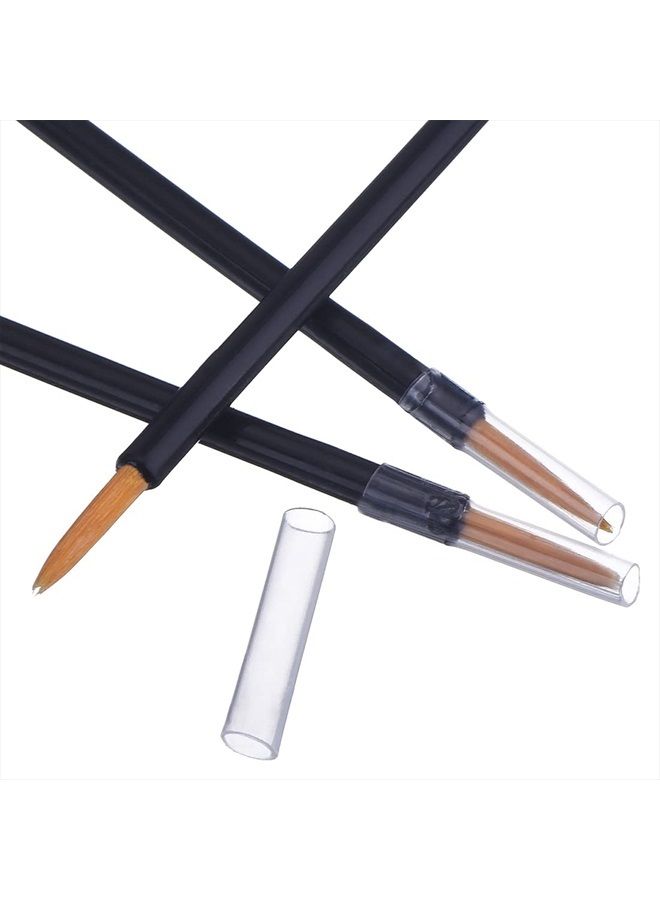 eBoot 100 Pack Disposable Eyeliner Brush Applicator Cosmetic Eye Wands Makeup Tool - Image 3