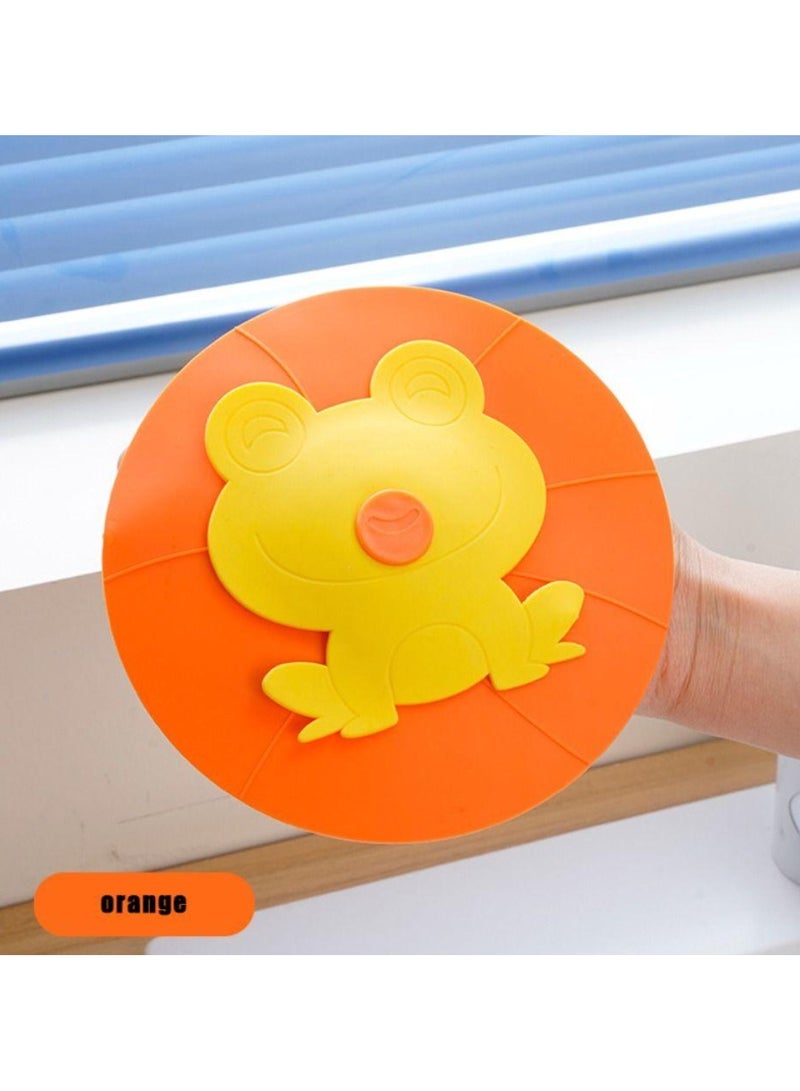 سجادة سدادة تصريف أرضية على شكل ضفدع مصنوعة من مادة TPR وPP لمنع انسداد الحوض وملحقات حوض الغسيل - Image 1