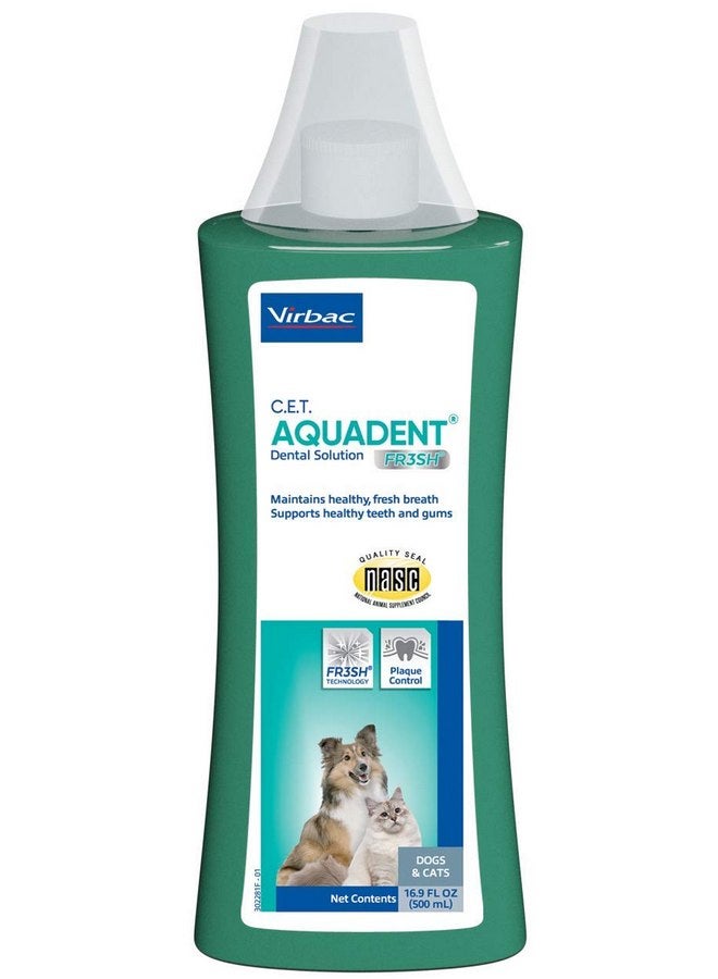 Virbac C.E.T. Aquadent Dental Solution for Dogs and Cats (500 ml)