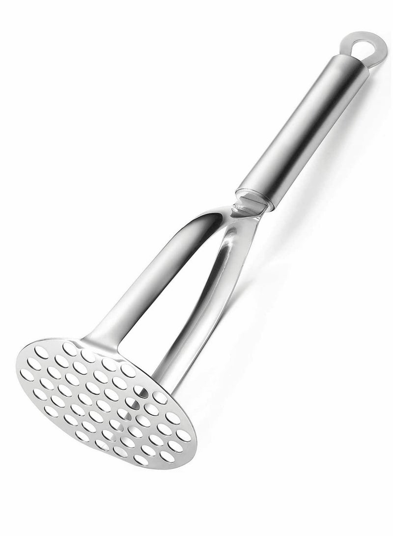 Excefore Potato Masher Stainless Steel Household Heavy Duty Potato Masher Vegetable Masher - Image 1