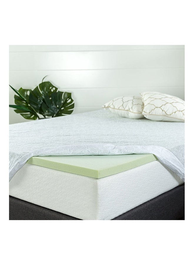 Memory Foam Mattress Topper Extra Comfort Size 100x200x5 Cm