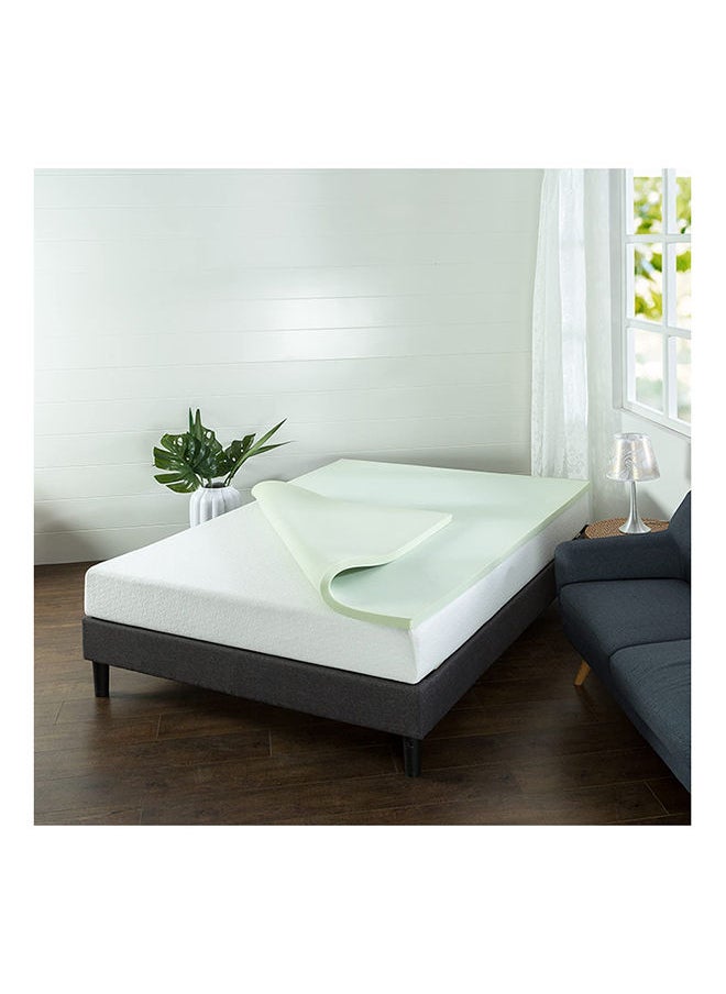 Memory Foam Mattress Topper Extra Comfort Size 100x200x5 Cm
