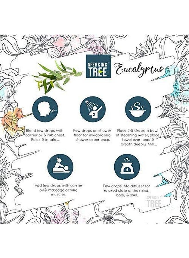 Speaking Tree Eucalyptus Essential Oil (30Ml) With Roller 100% Pure, Natural And Undiluted  - Image 5