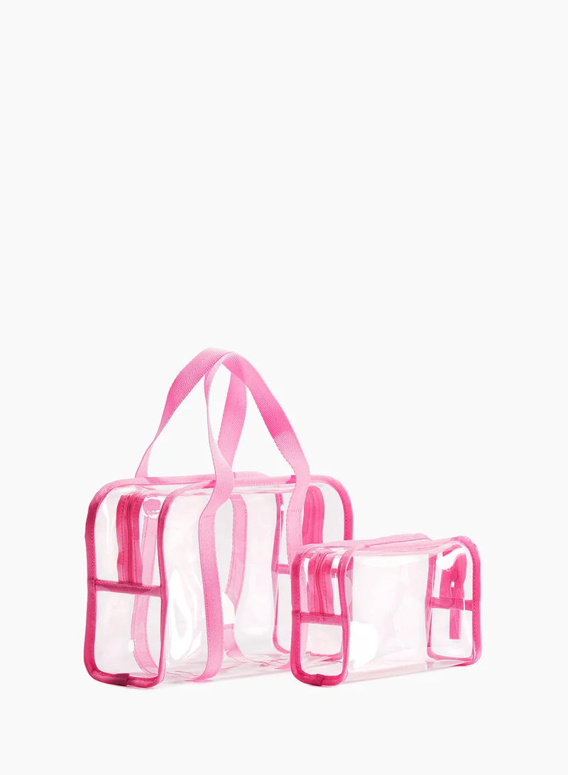 اتش اند ام 2-Pack Transparent Wash Bags