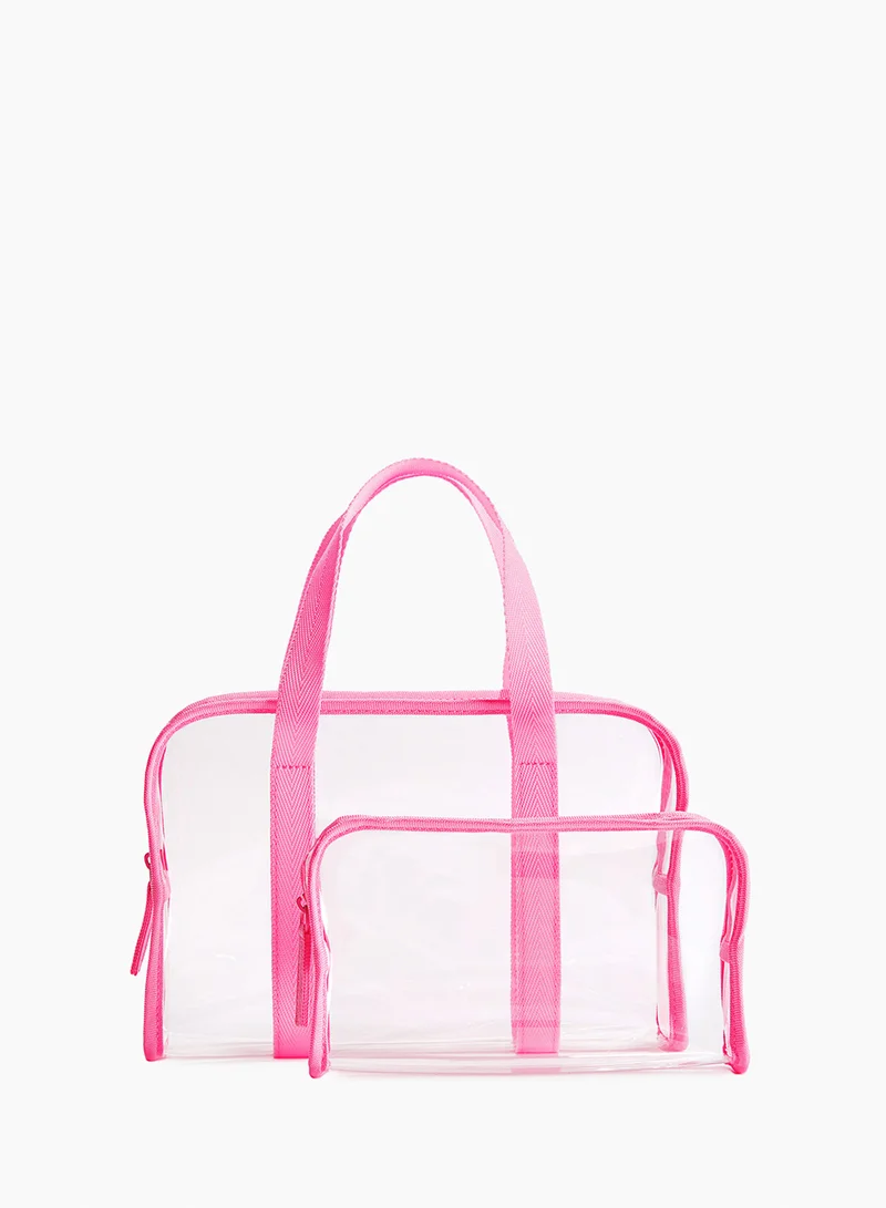 اتش اند ام 2-Pack Transparent Wash Bags