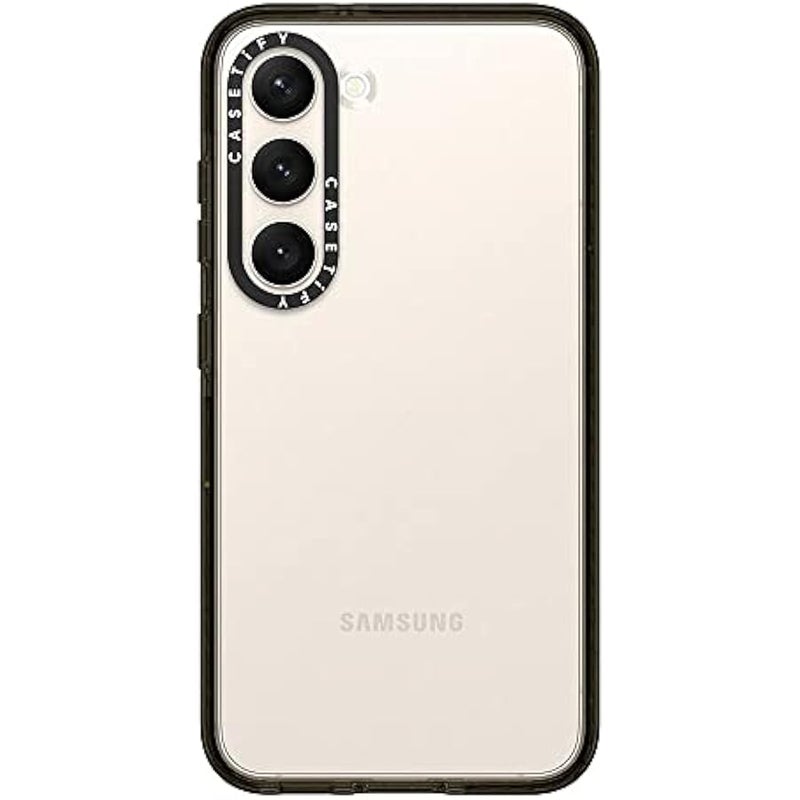 Casetify Impact Galaxy S23 Case 【4X Military Grade Drop Tested / 8.2ft Drop Protection】 - Clear Black - Image 2