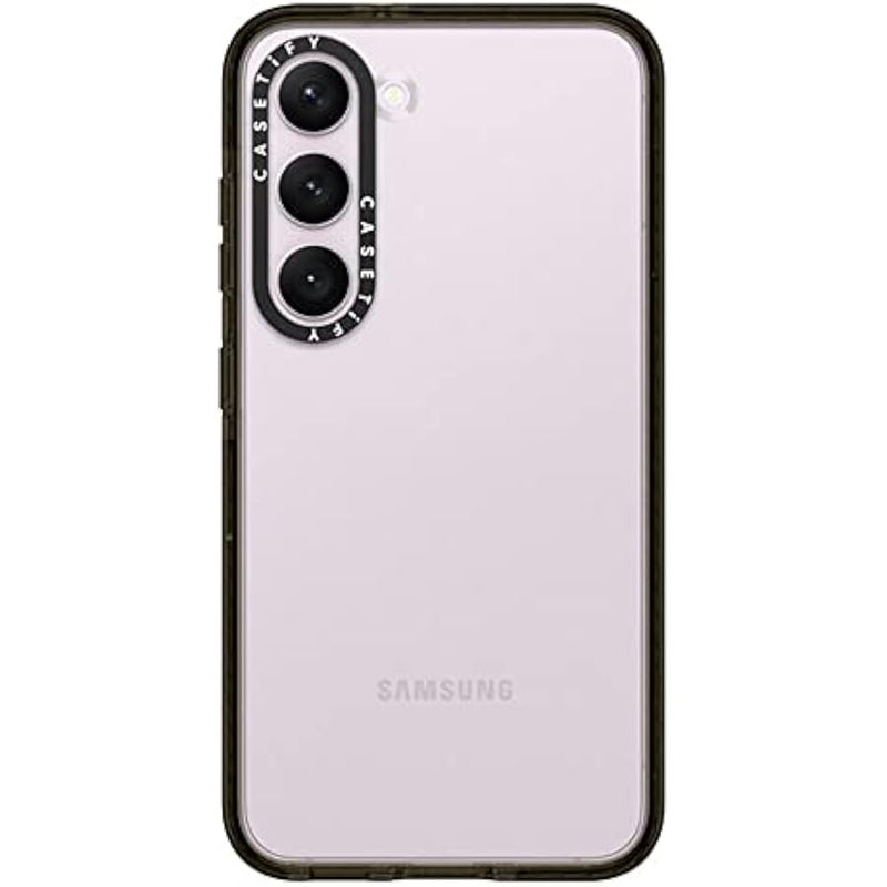 Casetify Impact Galaxy S23 Case 【4X Military Grade Drop Tested / 8.2ft Drop Protection】 - Clear Black - Image 1