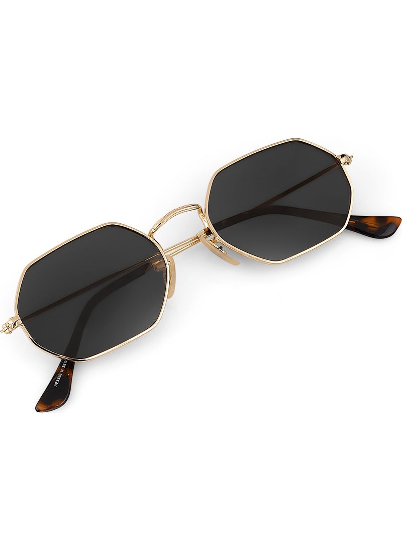 Aqua Di Polo 1987 Unisex Black Sunglasses APSU036501  - Image 3