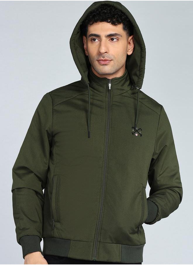 Fort Collins Front Zipper Lightweight Hooded Jacket by Styli  - Image 5