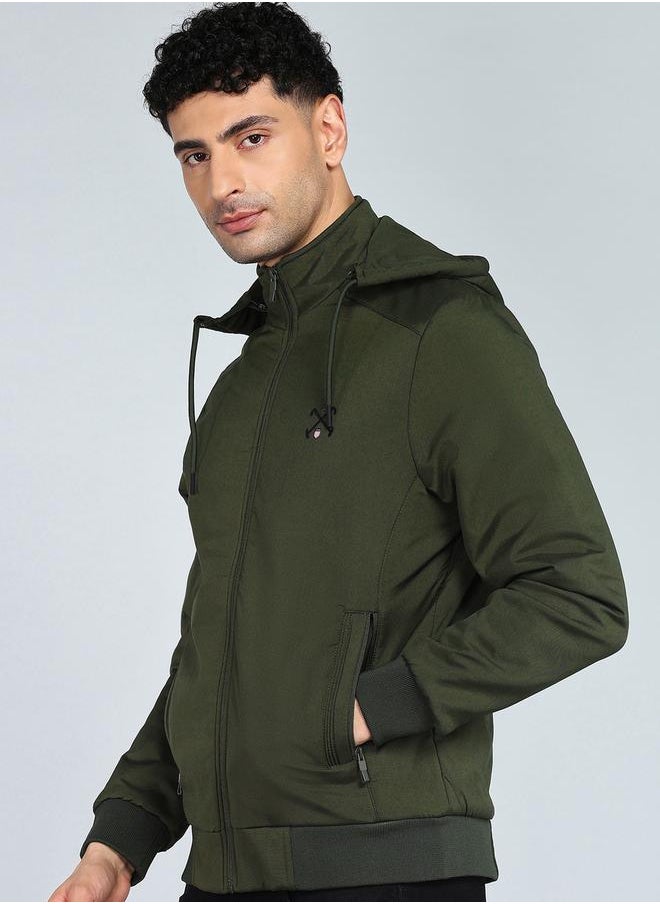 Fort Collins Front Zipper Lightweight Hooded Jacket by Styli  - Image 3