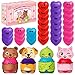 Gocozer 28 Packs Heart Stress Ball with Valentine Cards Heart Shape squishy toy Stress Relief Fidget Toy with Valentines Greeting CardsKids Valentines Classroom Exchange Party Favors - Image 2