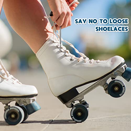 Tondiamo Shoe Lace Tightner Stainless Steel Plastic Hockey Skate Tightener Wire Sports Skate Key Tool Shoe Lace Puller Ice Roller Skate Tool for Ice-Skates Figure-Skates Boots(2 Pieces) - Image 5