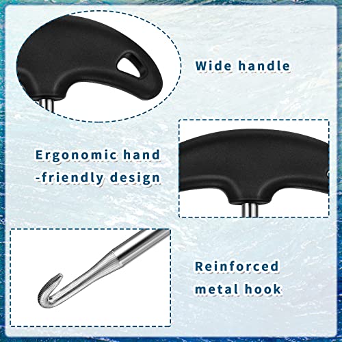 Tondiamo Shoe Lace Tightner Stainless Steel Plastic Hockey Skate Tightener Wire Sports Skate Key Tool Shoe Lace Puller Ice Roller Skate Tool for Ice-Skates Figure-Skates Boots(2 Pieces) - Image 3