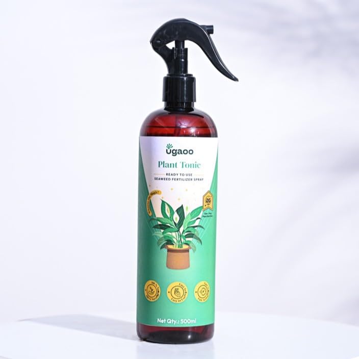 UGAOO Plant Tonic Seaweed Liquid Fertilizer Spray 500 ml | Ready-to-Use Seaweed Extract | Organic Liquid Fertilizer for Indoor & Home Garden Use | Seaweed Fertilizer for Healthy Growth - Image 1