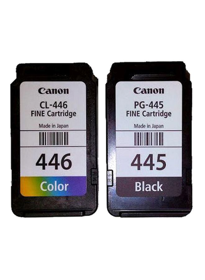 كانون مجموعة من خرطوشتي حبر Canon Pixma 445/446 باللون الأسود وثلاثي الألوان - Image 1